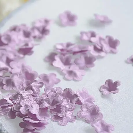 Pink purple 100 шт 23 цвета розовый DIY ручной работы 3D цветок свадебное платье ингредиенты пирографический Eugen пряжа головные уборы материалы RS338 - Цвет: Pink purple