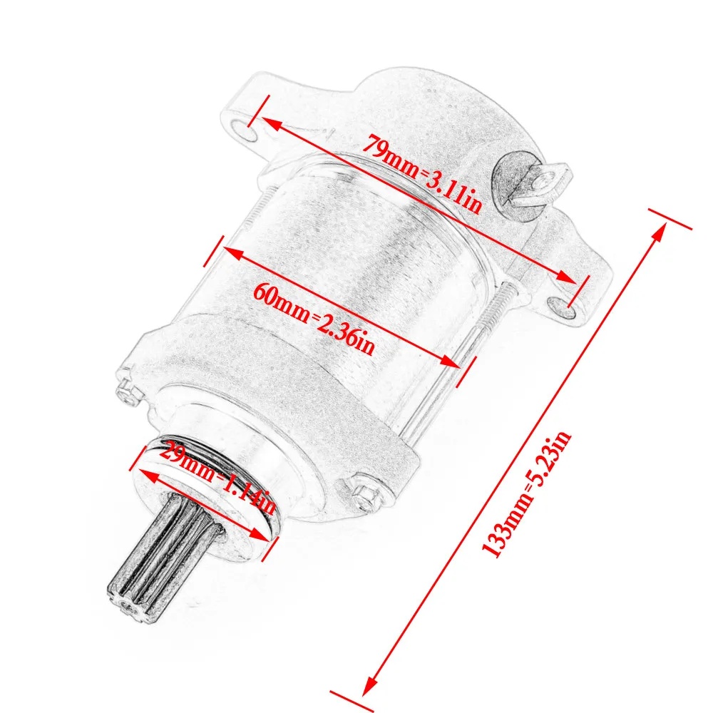 

Starter Motor for Aprilia RXV450 RXV550 SXV450 SXV550 AP9150090 2012 2011 2010 2009 2008 RXV SXV 450 550