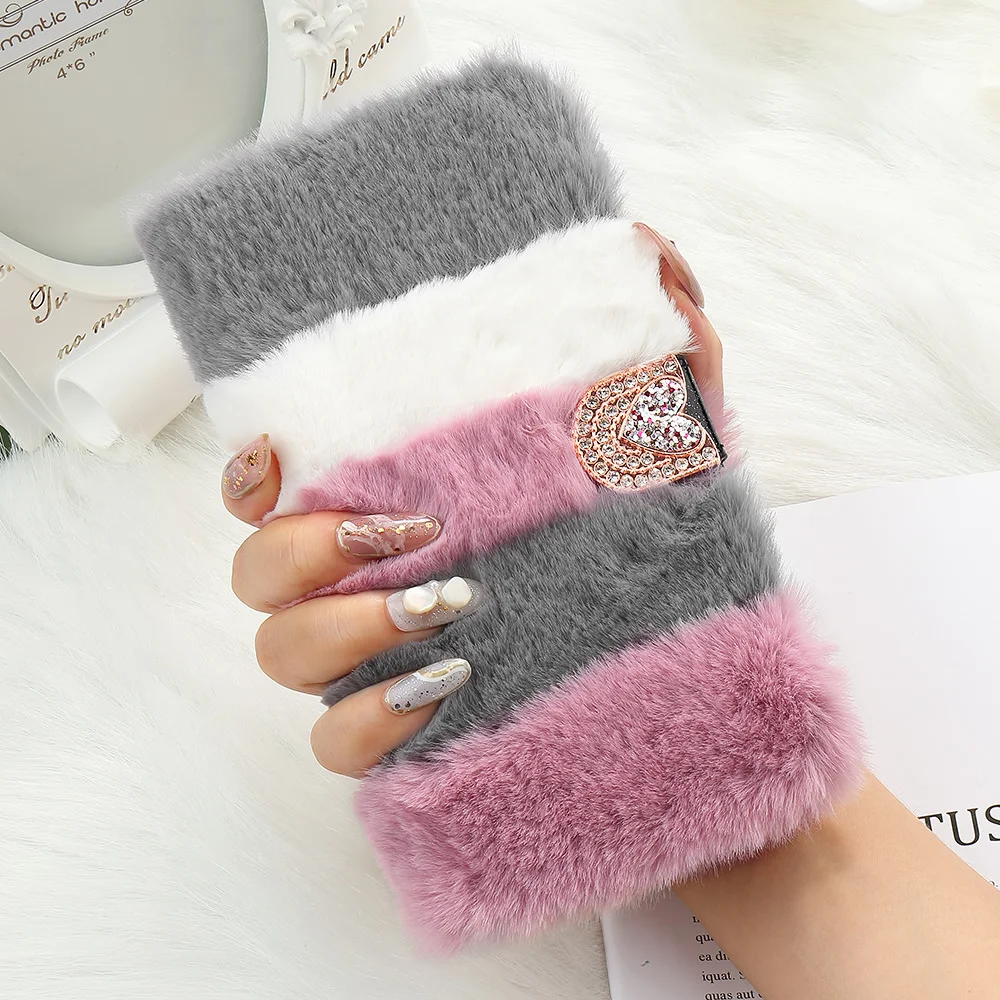 Luxury Flip Fluffy Wallet Bling Bowknot Case for IPhone 11 Pro Max Xr X Xs 6 6S Plus 7 8 5 5S SE 2020 12 Mini Soft Leather Cover | Мобильные