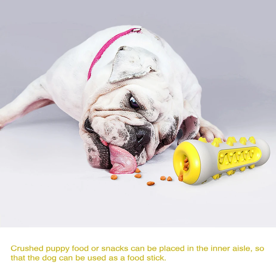 Pet Dog Chew Toy Molar Toothbrush Toys Cleaning Teeth Safe Elasticity Soft TPR Puppy Dental Care Extra-tough | Дом и сад