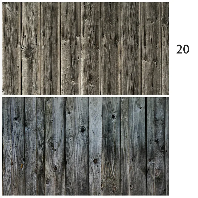 [Купить 2 получить 1 бесплатно] 57X87 см фон для фотосъемки 2-сторонний фон для фотосъемки деревянный зернистый водонепроницаемый фон для фотостудии - Цвет: 20