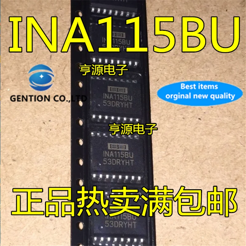10Pcs INA115 INA115BU SOIC-16 усилитель IC в наличии 100% новый и оригинальный