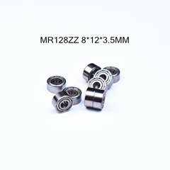 MR128 8-12-3.5 Миниатюрные серии MR-63-74-85-93-95-105-106-115-117-126-128-137-148 ZZ Meatal тип уплотнения Подшипники 50 шт./упаковка - Цвет: MR128 8-12-3.5