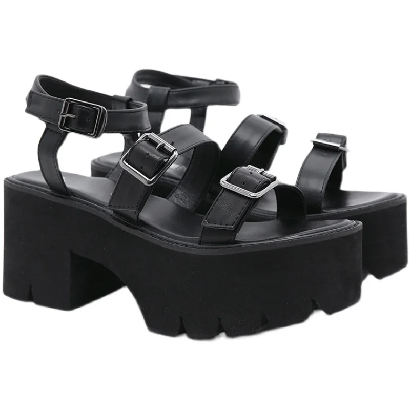 

New Roman Muffin Women's Sandals Summer Shoes Women Platform High Heels Casual Shoes Woman Size 35-42