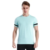 2021 spring and summer mens t shirt quick drying breathable running sports t shirt casual men clothing streetwear mens tops