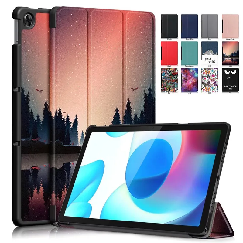 

Чехол для Funda Realme Pad 2021, ультратонкий складной магнитный смарт-чехол для Funda Realme Pad 10,4 2021, чехол для планшета