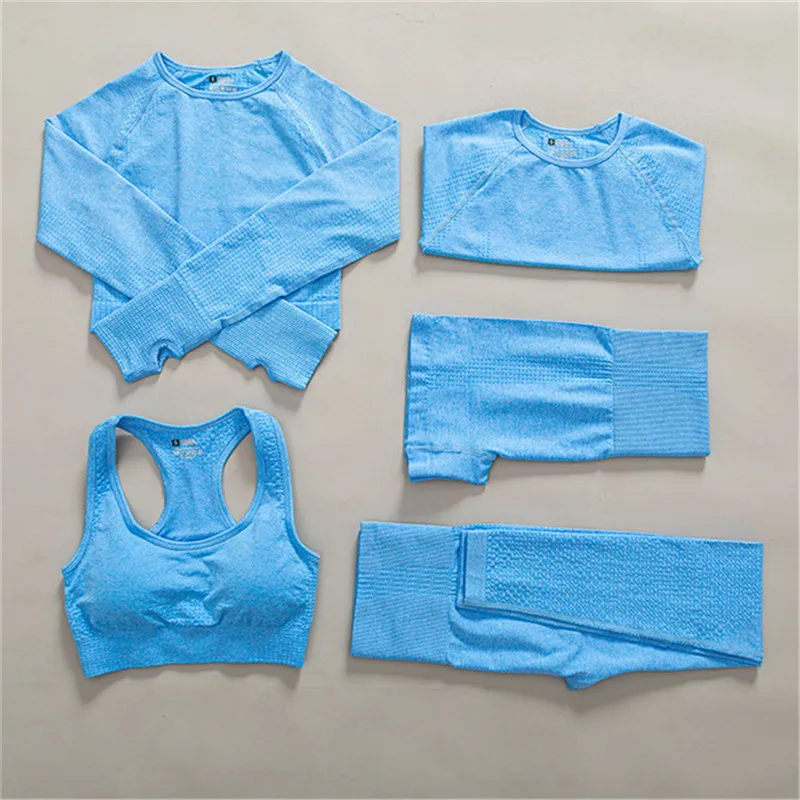 2/3/5 шт. женский спортивный костюм для занятий йогой