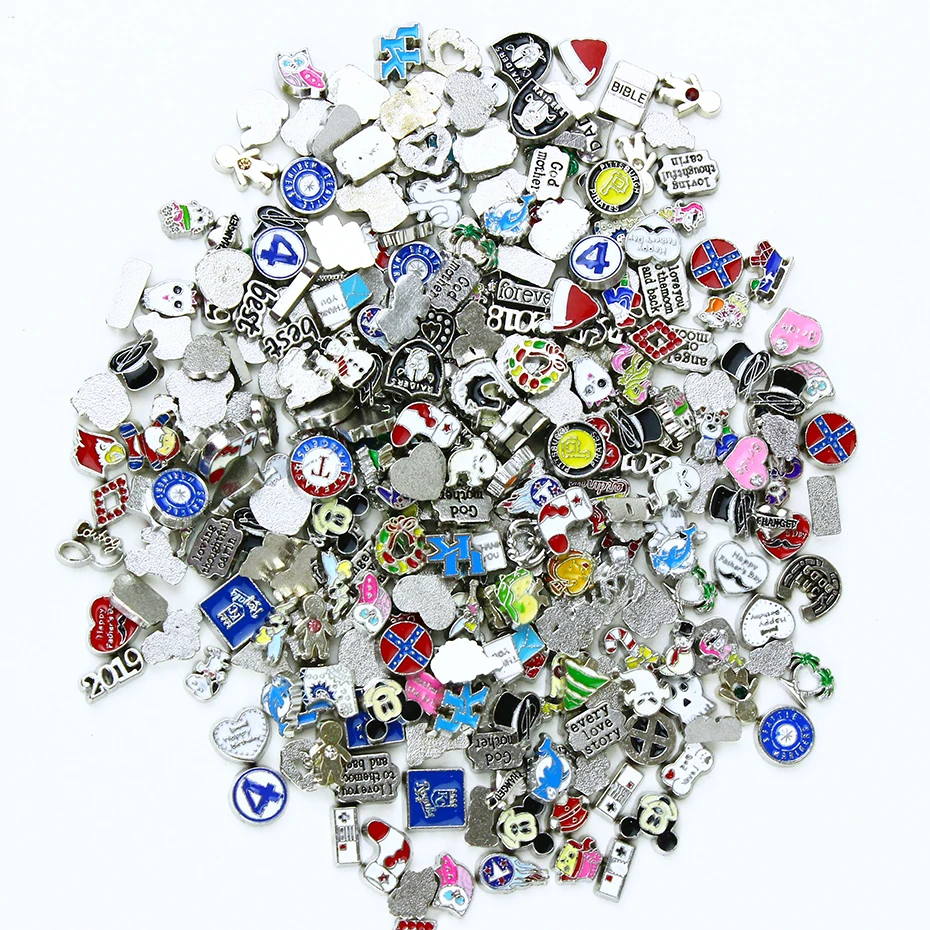 Женское Ожерелье браслеты шт. плавающий медальон стеклянные подвески в качестве