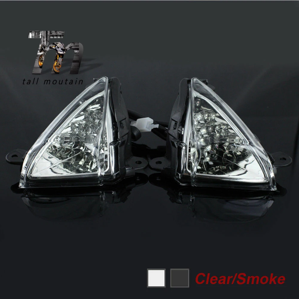 Передний светодиодный индикатор сигнала поворота для KAWASAKI ZX6R ZX10R Z750 Z1000 NINJA 650R ER6N ER6F аксессуары мотоциклов