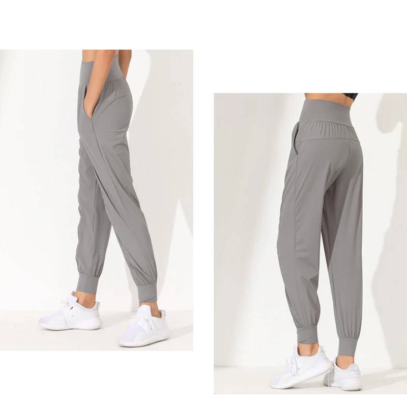 High Waist Pants For Women Sweatpants Yoga Wear Sport Fitness Joggers Pants Gym Running Jogging Track Trousers Loose Sportswear
