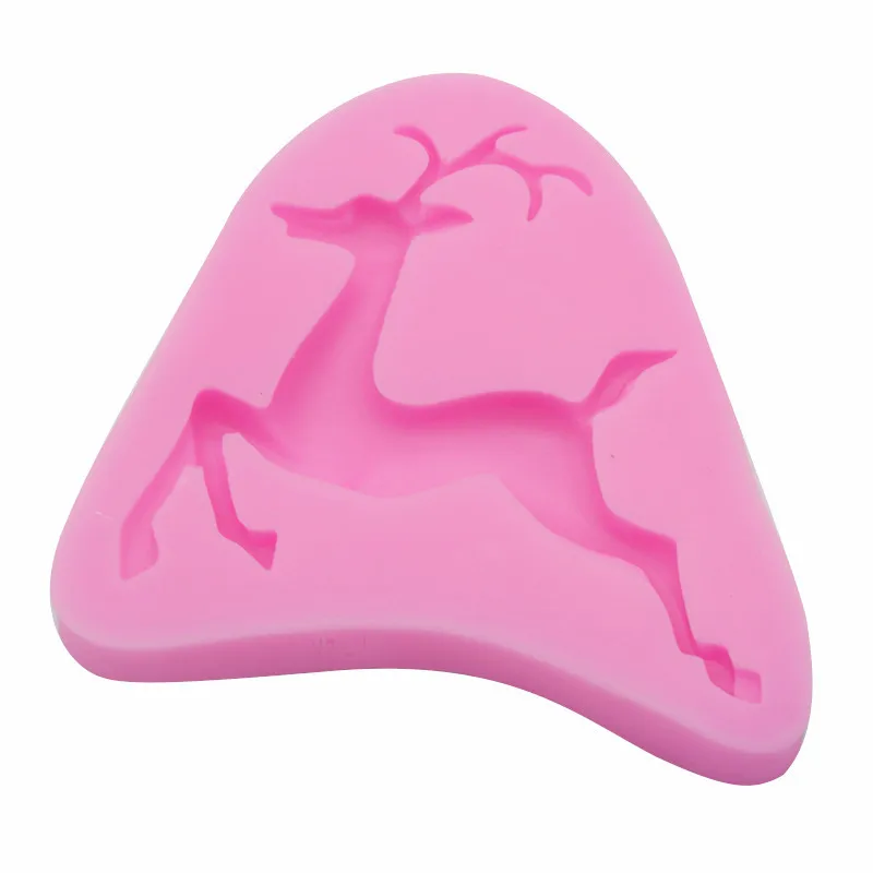 Формы из полимерной глины Рождественский олень Лось жидкий силикагель УФ смола