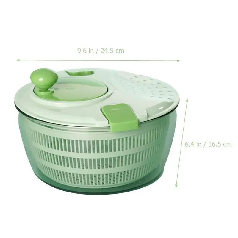 

1PC Large Volume Funnel Basket Manual Drain Basket Fruit Spin Vegetable Basket Storage Container Salad Dryer Kitchen Gadget