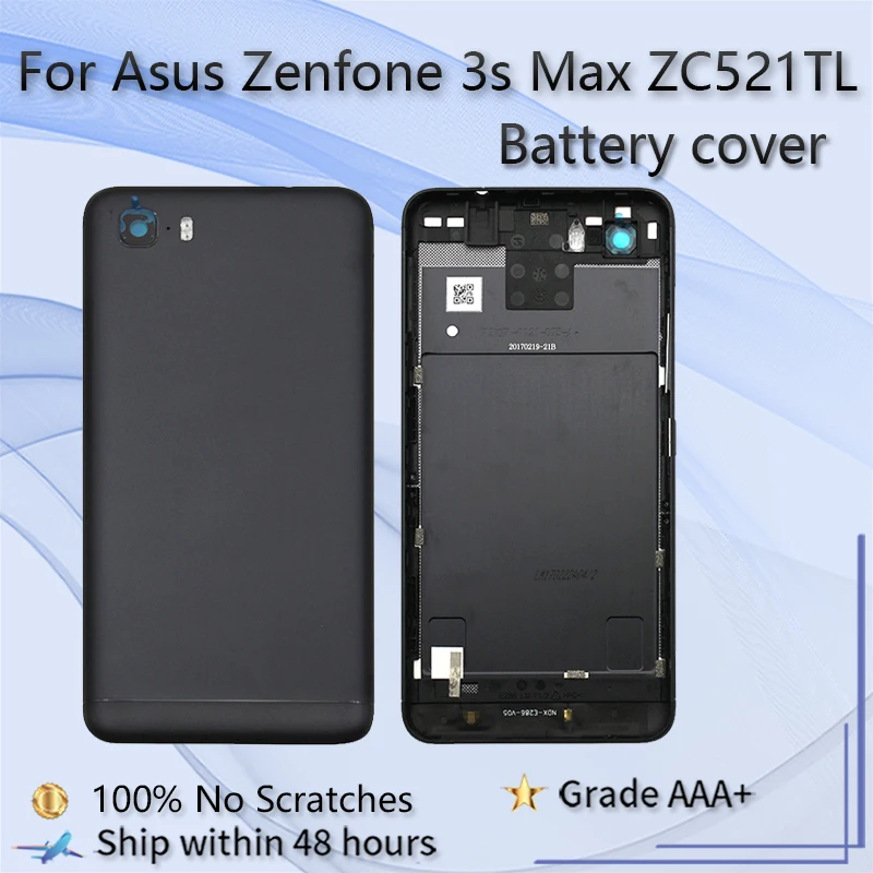Фото Задняя крышка для ASUS Zenfone 3s Max ZC521TL X00GD сменная аккумулятора задняя с кнопкой