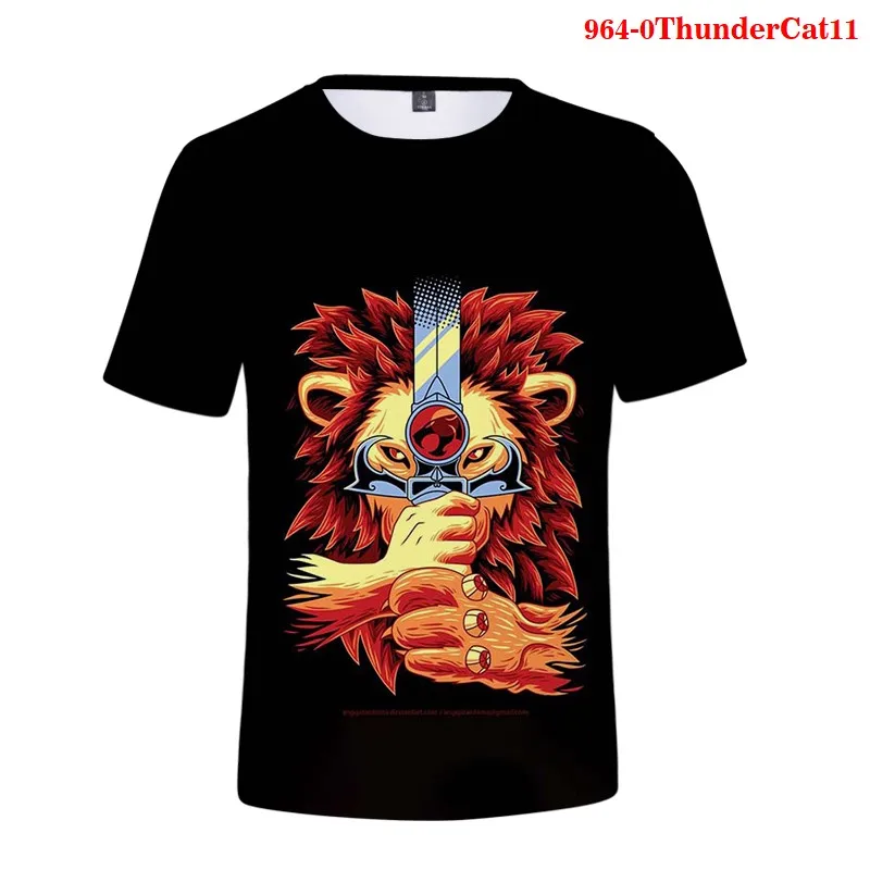 

Oversized T Shirt ThunderCat 3D Printed Tshirt Women Men Clohting Summer T-shirt Fashion Tops Harajuku Cartoon Goth T-shirts