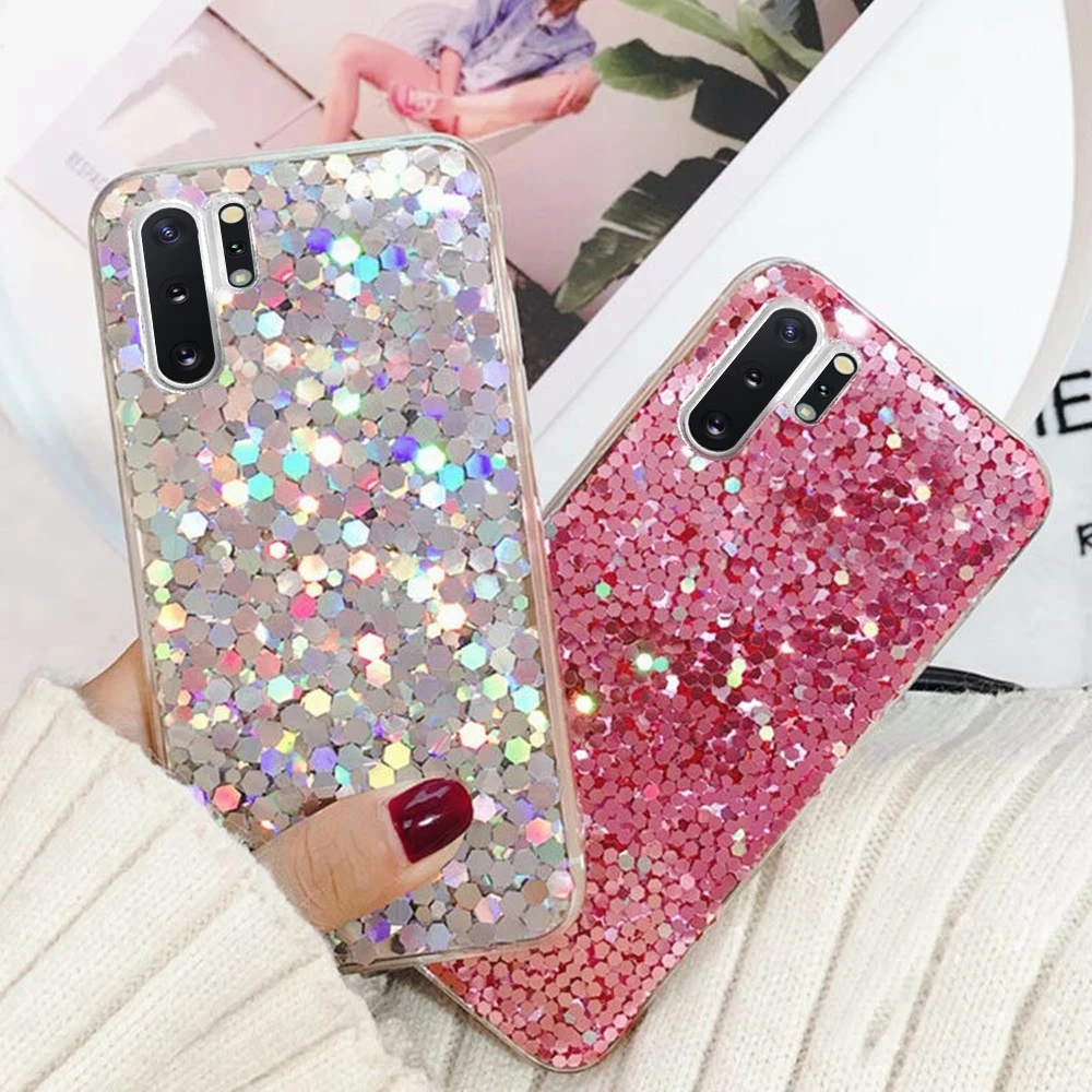 LAPOPNUT чехол для Samsung Galaxy S20 Ultra 5G S10 S9 Plus S7 Edge S10e Note 10 Блестящий блестящий тонкий