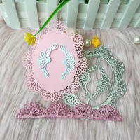 new lacy lace album frame metal cutting die mould scrapbook decoration embossed photo album decoration card making diy
