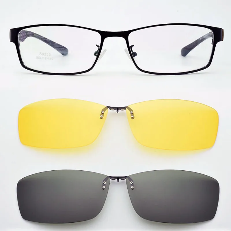 Оправа для очков Мужская с прогрессивным магнитом поляризационные