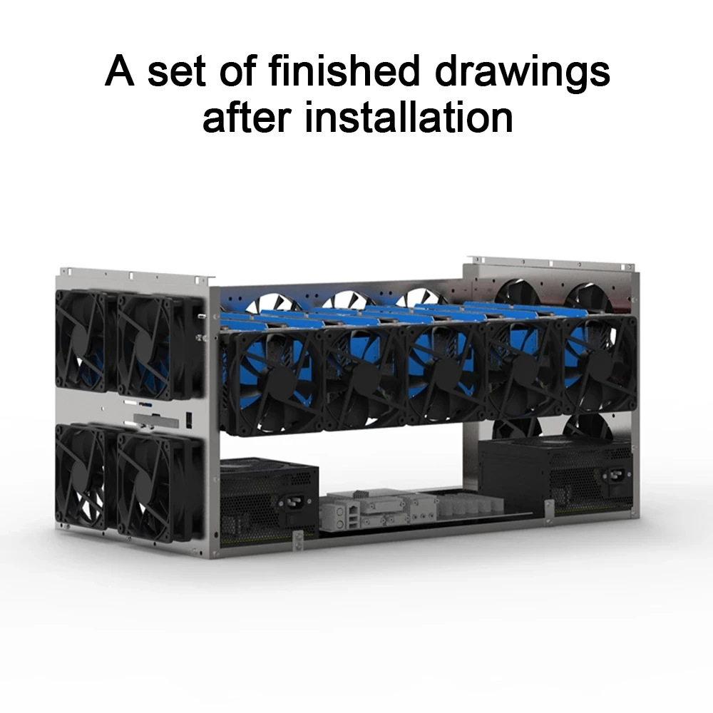 Штабелируемая открытая добывающая установка набор алюминиевых рамок чехол для