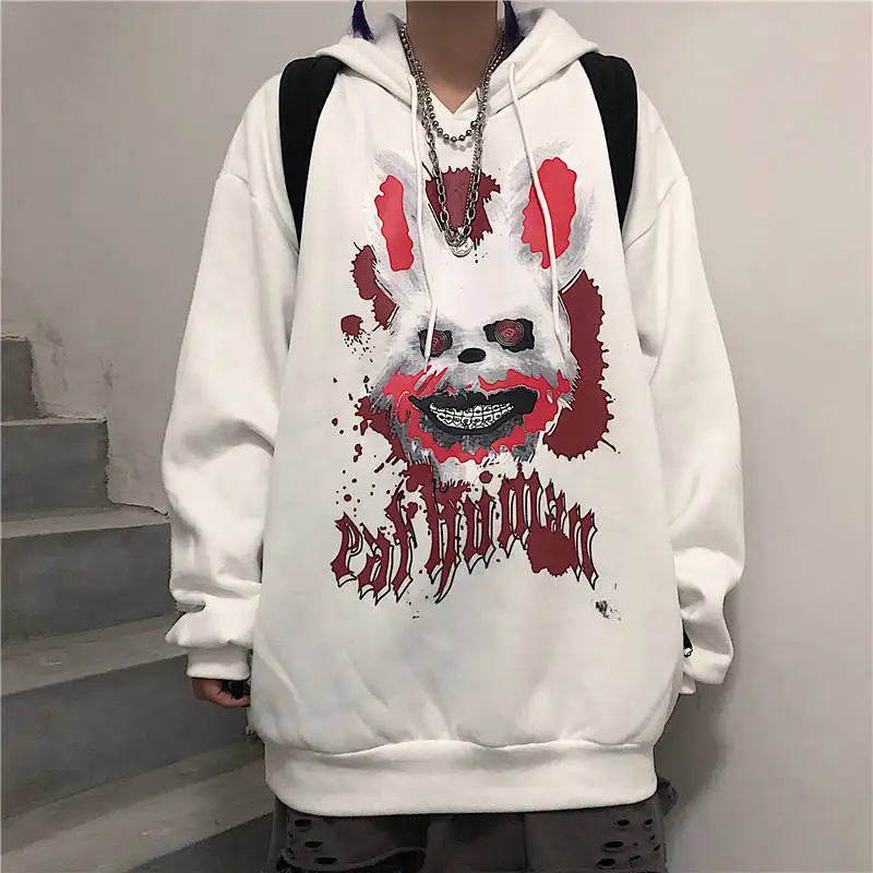 Толстовка Женская с длинным рукавом Японская уличная одежда крутая кофта в стиле