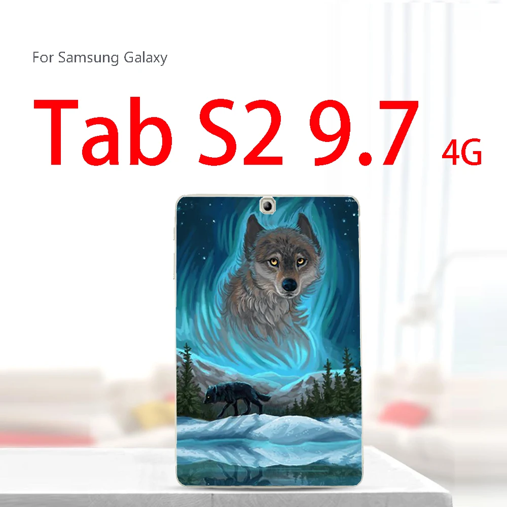 T815-lan di lang Краски Tablet крышка для samsung Galaxy Tab S2 9,7 4G SM-T815C T815 Tab 4 10,1 SM T530 T531 SM-T530 Tab A 8,0 T380 T385 чехол - Цвет: T815-lan di lang