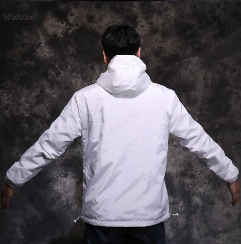 Светодиодная светящаяся одежда сетчатая Красная парная куртка Повседневная