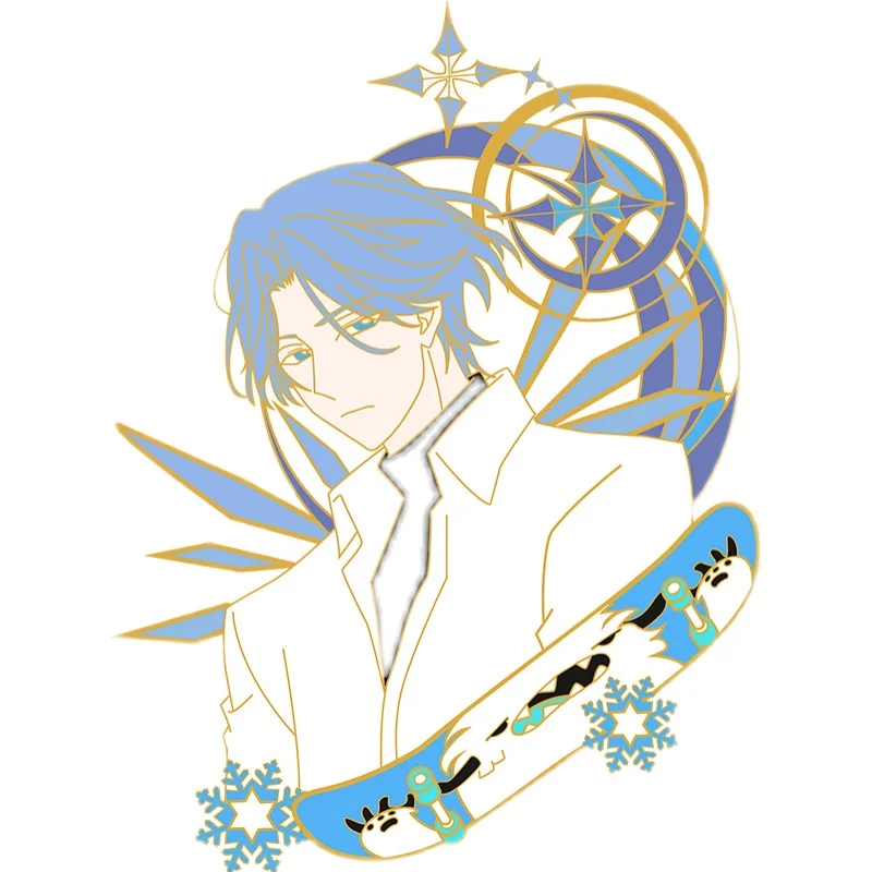 

Anime SK8 the Infinity Hasegawa Ranga Badge Souvenir Button Brooch Pin Medal Decorate Metal Cosplay Costume Birthday Gifts Toys