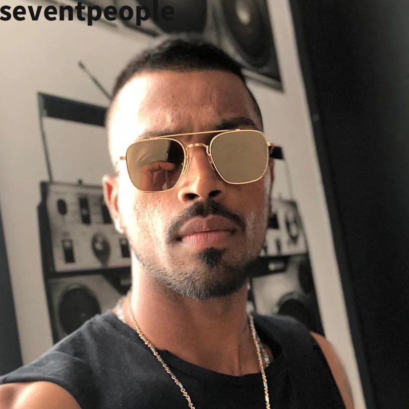 

Солнцезащитные очки квадратной формы для мужчин и женщин, классические модные роскошные брендовые дизайнерские ультралегкие винтажные пр...