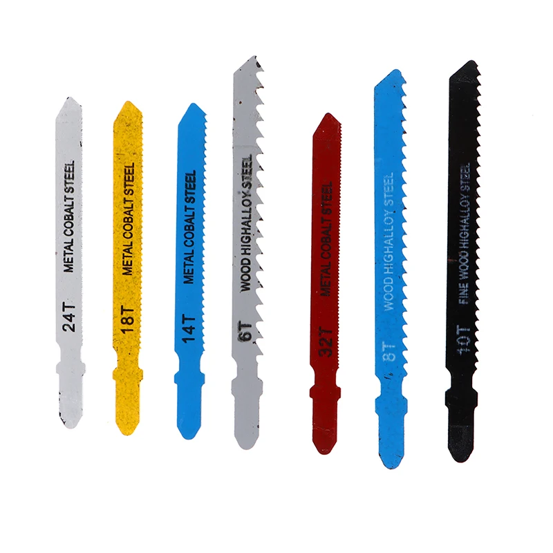 

14Pcs U-shank Jig Saw Blade Set Assorted Metal Steel Jigsaw Blade Fitting