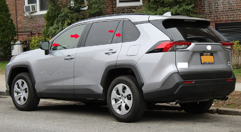 Для TOYOTA Rav4(xa50) декоративные аксессуары из нержавеющей стали для окон