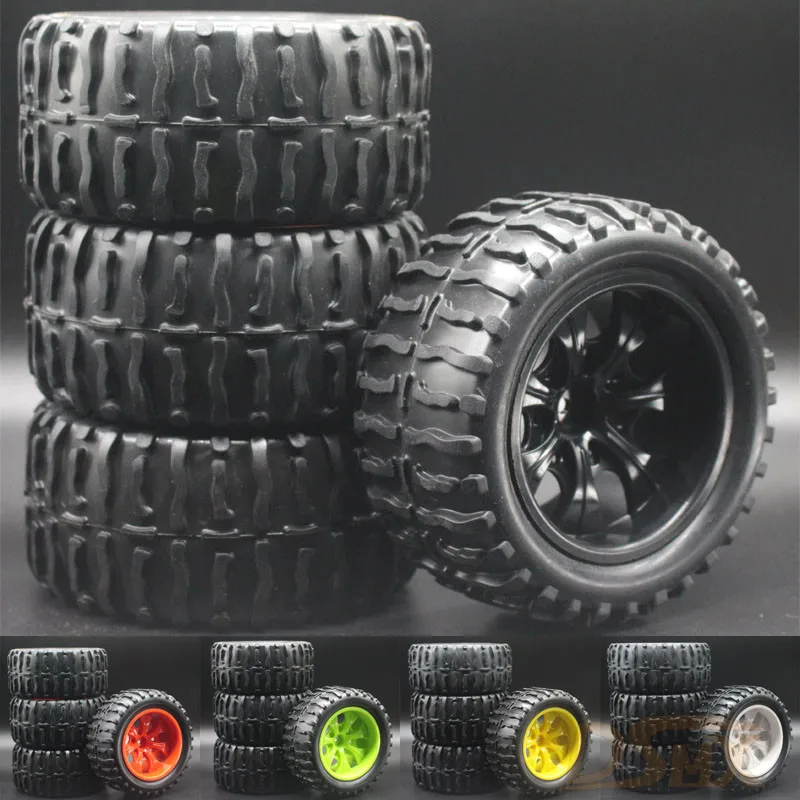 4 шт. резиновые шины для радиоуправляемых моделей 5 цветов | Игрушки и хобби