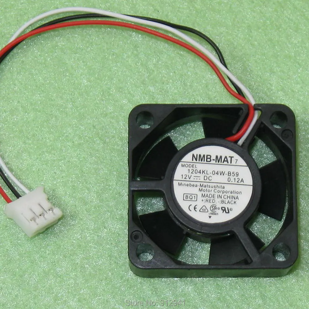 B84 NMB-MAT 1204KL-04W-B59 3010 30 мм x 10 кулер вентилятор охлаждения DC 12V 0.12A 3 провода 3Pin разъем |