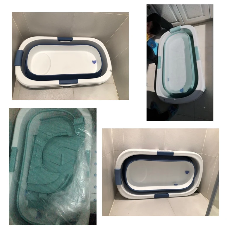 

Cordial Shining 1.12m Foldable Bath Tub For Adults Children Large Bath Tub Plastic Folding For Family