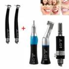 NSK PANA-MAX Style Dental высокоскоростной наконечник с прямым углом наклона, воздушный мотор, турбина с 4 отверстиями, черный цвет