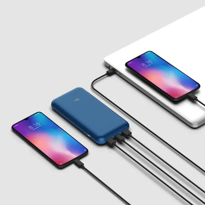 Внешний аккумулятор ZMI Power Bank PRO 2019 мАч быстрая зарядка No.10 Pro QB823 65 Вт 20000