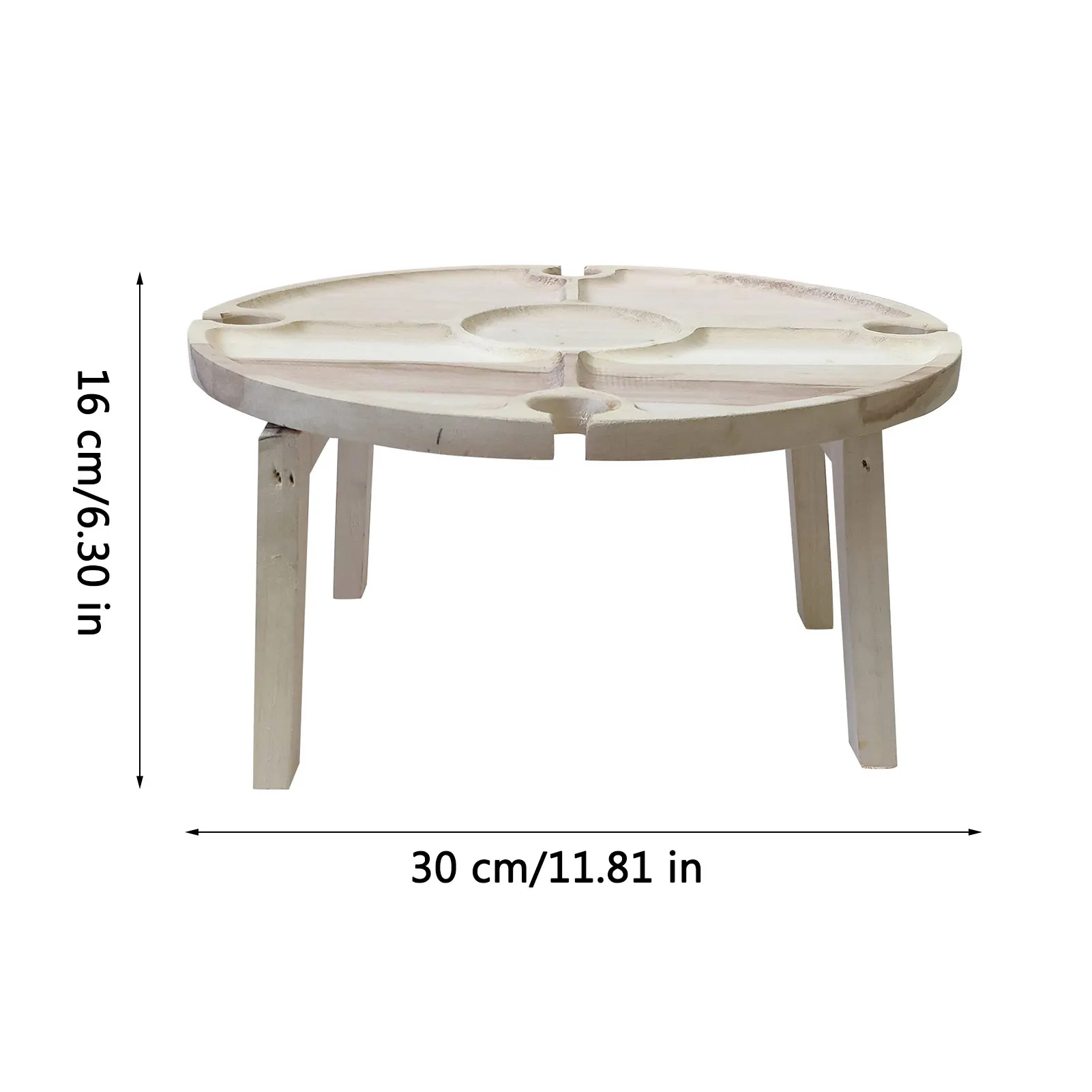 

Wooden Outdoor Tables Folding Picnic-table With Glass Holder 2 In 1 Wine Glass Rack Outdoor Wine Table Wood Table
