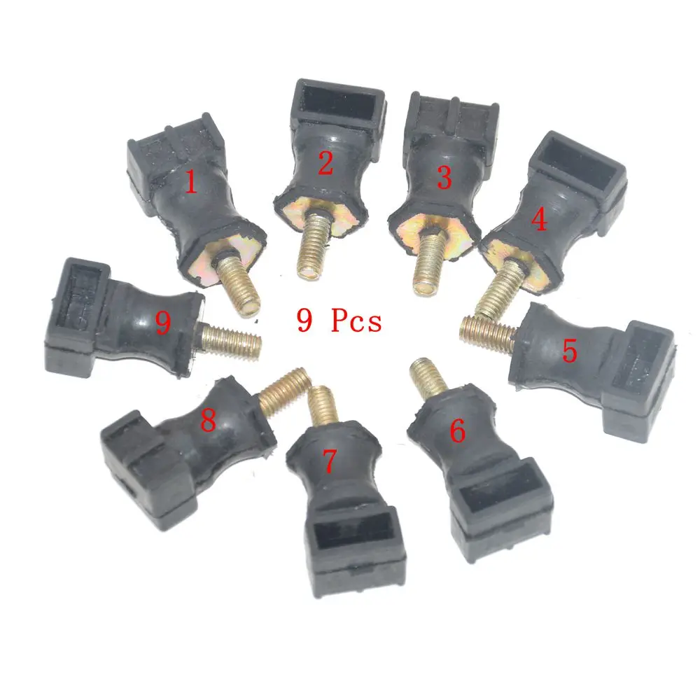 Резиновая подкладка вторичная втулка для телефона 9 шт. Golf Passat Beetle Polo Caddy Superb Seat Leon