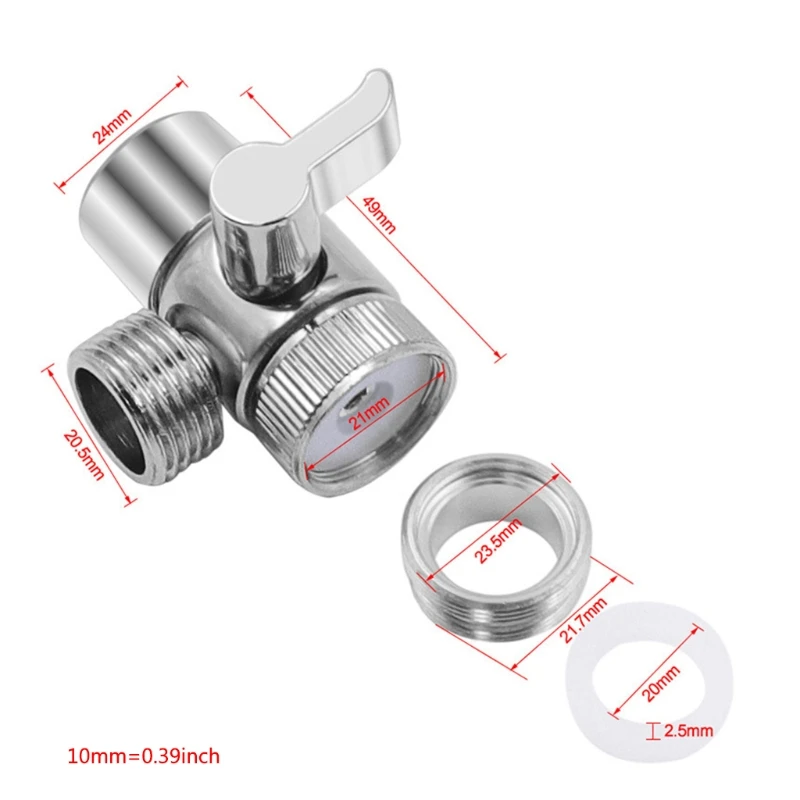 

Water Purifier 4'' Divider Three-Way Valves Adapter Garden Water Ball Valves Tap Connector Home Improvement Pipe Fitting
