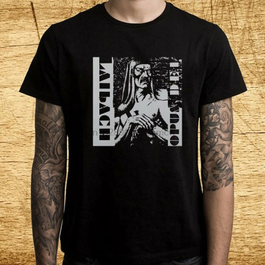 Мужская черная футболка с логотипом Laibach Opus Dei Размер S M L XL 2XL 3XL | одежда