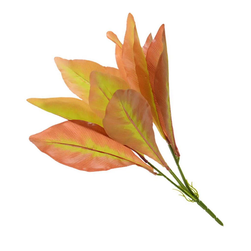 Искусственный растительный орнамент в виде листьев для дома и офиса