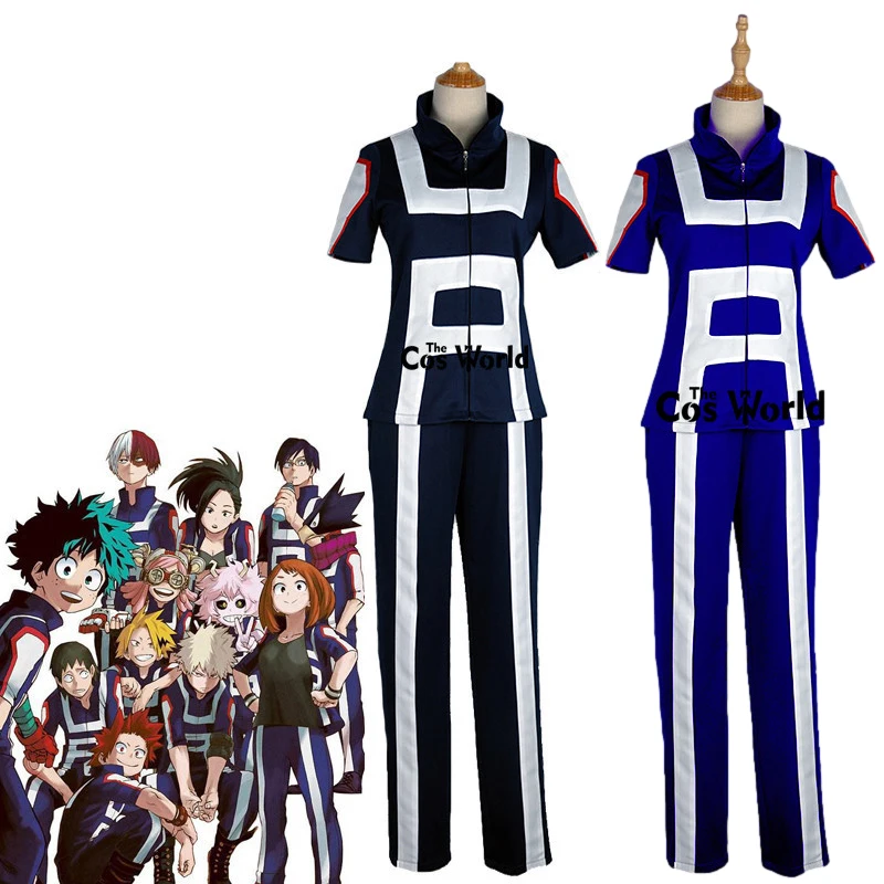 Boku No Hero Academia My Hero Academia Gym Suit High School Uniform Sports Wear Outfit Anime Customize Cosplay Costumes