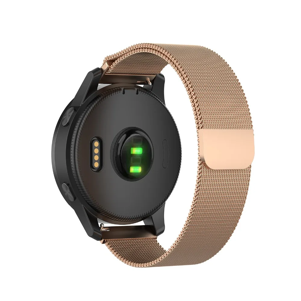 COMLYO, 22 мм, Смарт-часы, браслеты на запястье для Garmin vivoactive, 4 ремешка, Миланский ремешок для часов, браслет на запястье Garmin Vivoactive4