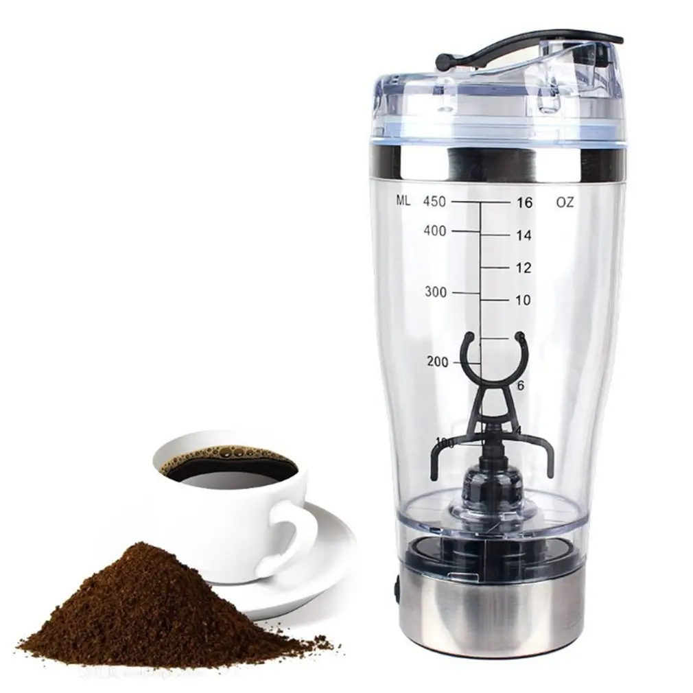 AMW 450ML Battery Powered Self Stirring Milk Shake Cup Electric Coffee Smart Water Bottle Automatic Cups Mug |