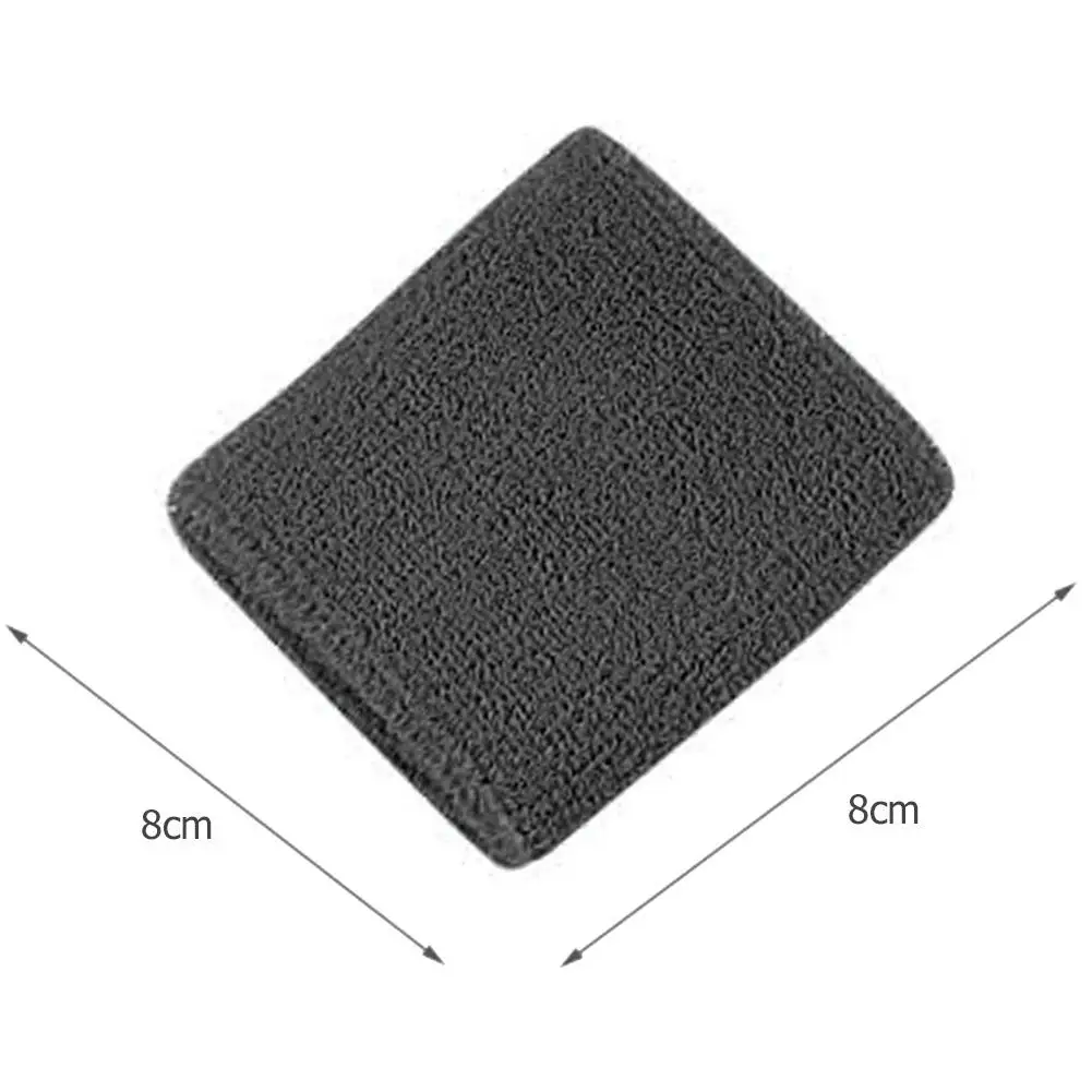 

2pcs Cotton Wristbands Sport Sweatband Hand Band Sweat Wrist Support Brace Wraps Guards Gym Volleyball Basketball