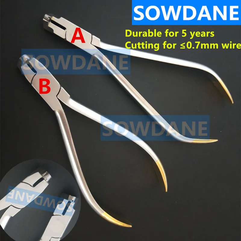 Длинная ручка зубная ортодонтическая проволока Дистальный Конец фрезы