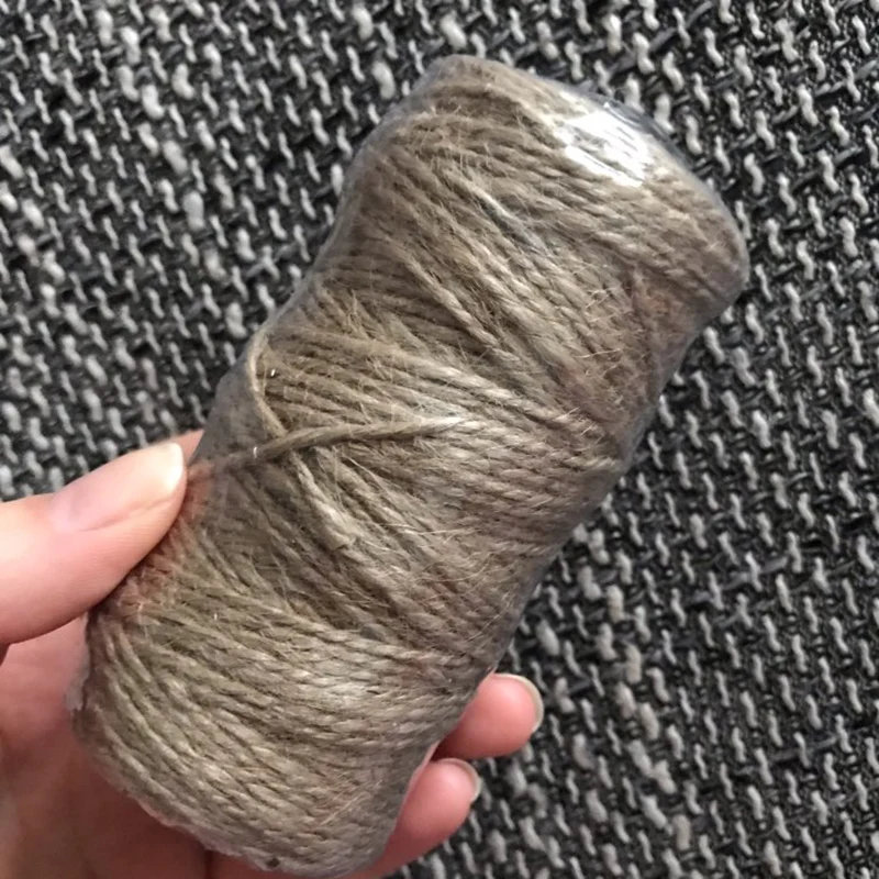 

1/2/3mm Natural Sewing Jute Hemp Vintage Jute Rope Cord String Twine Burlap Ribbon Crafts