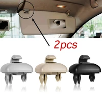 2 pcs sun visor fastener clip car interior visor panel retainer hook buckle for a4 a5 a7 b6 b7 a4l a6l q5 q7 q3