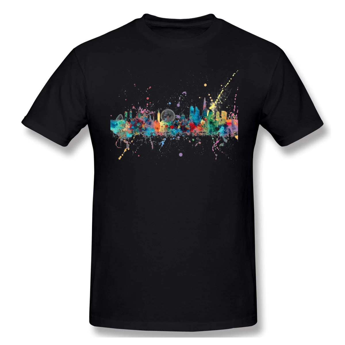 

Man London England Skyline Photographic Art,City, Netherlands, Skyline New Year travel Creative Tshirt