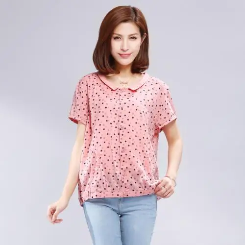 

FashionLogo Printing T Shirts Women's brown Short Sleeve Fashion 100% cotton Female red T-Shirts