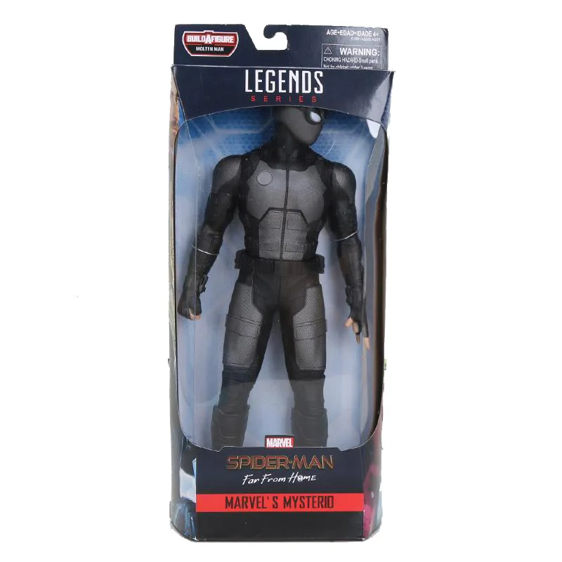 new spiderman 2 box 30 см Marvel Мстители 4 Endgame Капитан Америка, Железный человек паук Тор ультра Веном Росомаха ПВХ фигурка игрушка - Цвет: new spiderman 2 box