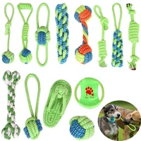 new cotton dog rope toy knot puppy chew teething toys teeth cleaning pet palying ball for small medium large dog traning dogs iq
